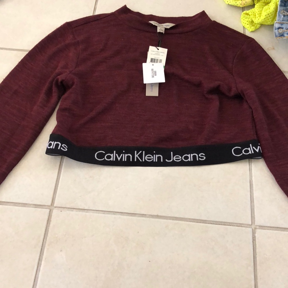 Half Calvin Klein Crop top!